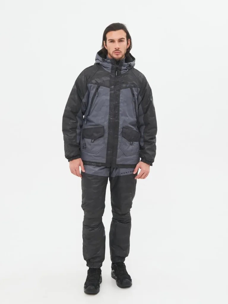 Костюм зимний Huntsman Горка-Люкс -25°C Серый (Breathable Camo)
