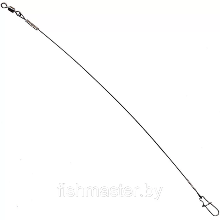 ПОВОДОК с засYM-2011(YM-6059B)1X7 13кг черный 20см