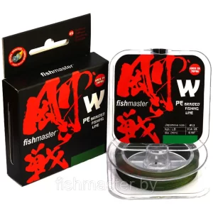 ПЛЕТЕНЫЙ ШНУР Fishmaster W4 PE Moss Green 100м, 0,265мм, 18,2кг