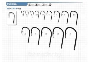 РЫБОЛОВНЫЕ КРЮЧКИ Fishmaster SOI-RING (BN) (KH-11019) #16