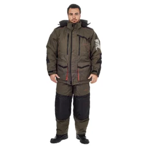 Костюм зимний Huntsman Siberia -45°C Хаки/Черный (мембрана 6000/6000, Breathable)