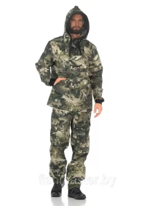 Костюм летний  HUNTSMAN Антигнус-Люкс цвет Зеленый питон ткань Смесовая Рип-Стоп