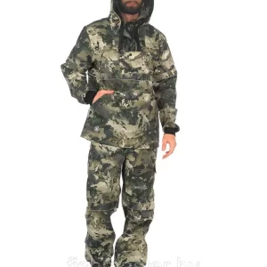 Костюм летний HUNTSMAN Антигнус-Люкс цвет Зеленый питон ткань Смесовая Рип-Стоп