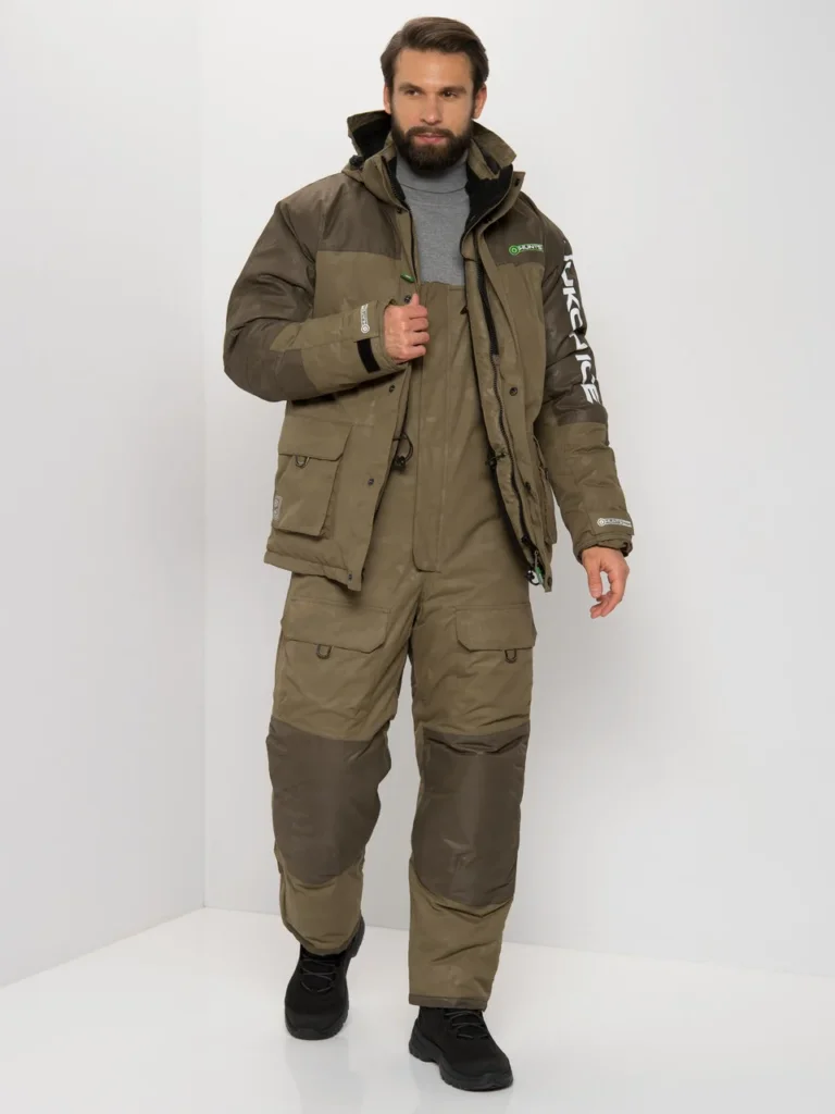 Костюм зимний Huntsman Yukon Ice -45°C Хаки (мембрана 6000/6000, Breathable)
