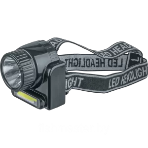 Фонарь налобный Navigator 14 486 NPT-H20-ACCU 1COB LED 3Вт+1LED 3Вт,Lead-acid 0,5 Ач