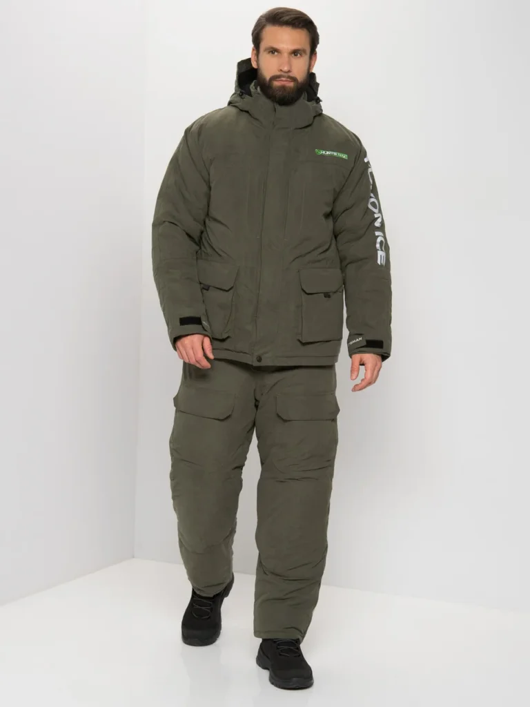 Костюм зимний Huntsman Yukon Ice -45°C Хаки (мембрана 10000/10000, Finlandia)