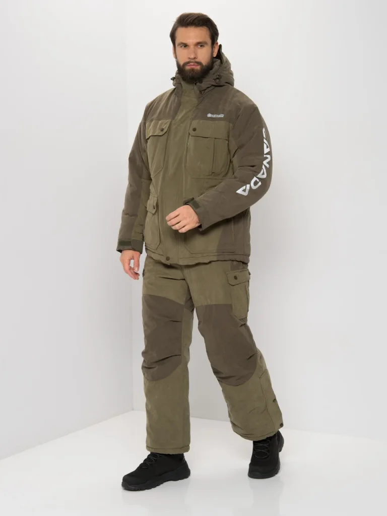 Костюм зимний Huntsman Канада -35°C Хаки (мембрана 10000/10000, Finlandia)
