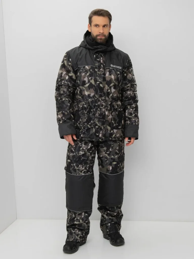 Костюм зимний Huntsman Альтаир -45°C КМФ 004 Кубики (Alova High-Tech)