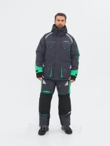 Костюм HUNTSMAN Yakutia -45°C цвет Тёмно-серый Membrane 10000/10000