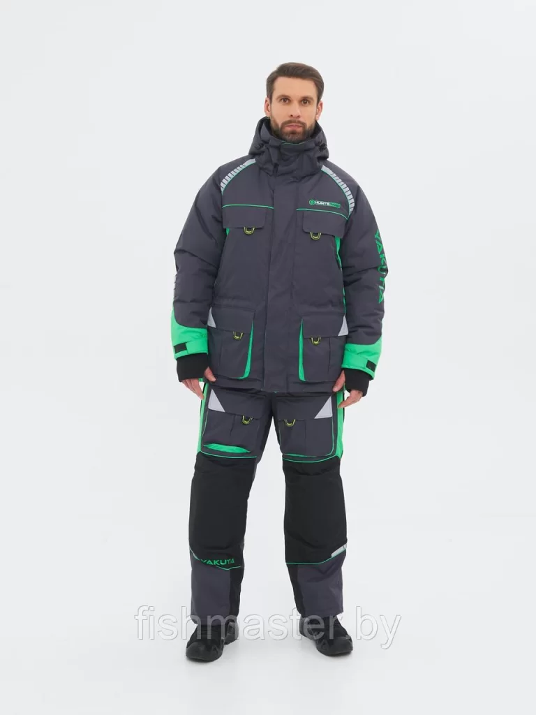 Костюм HUNTSMAN Yakutia -45°C цвет Тёмно-серый Membrane 10000/10000