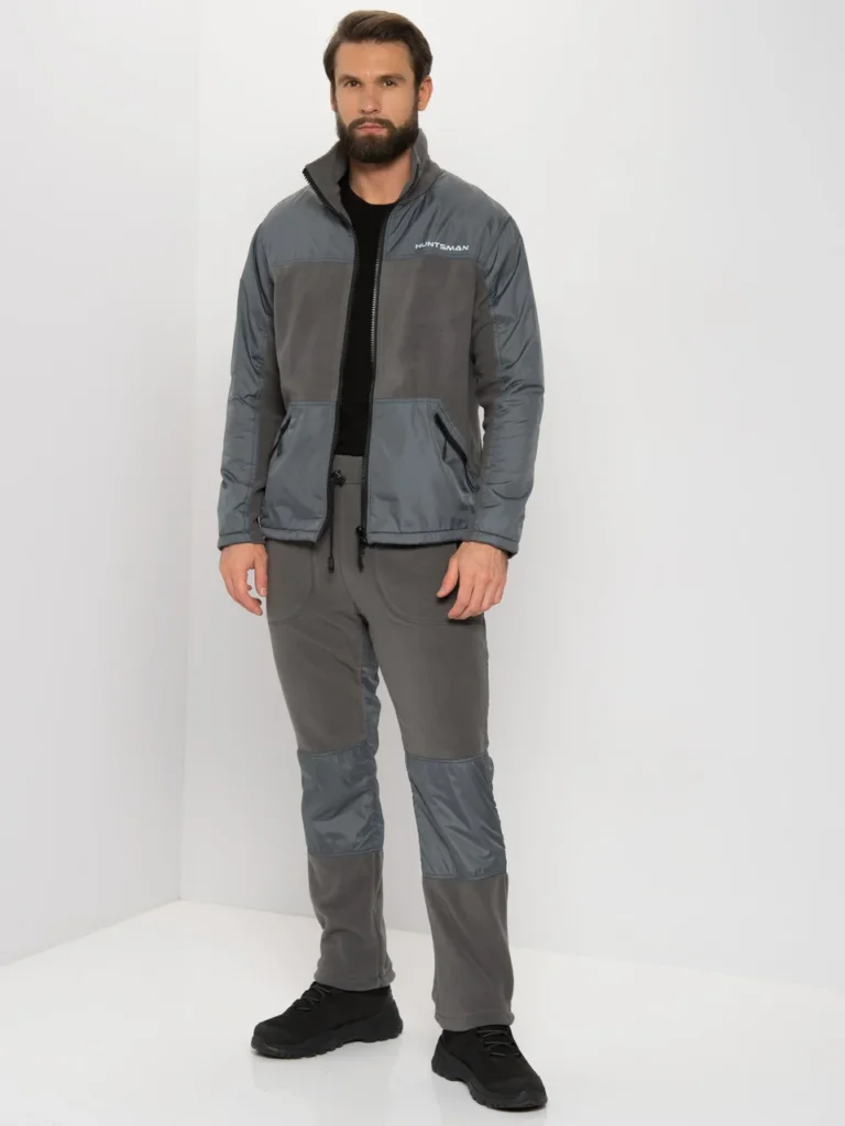 Костюм флисовый Huntsman Пикник-Люкс Серый