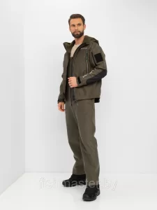 Куртка деми HUNTSMAN Камелот цвет Хаки ткань Softshell