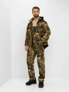 Костюм демисезонный Huntsman Никс Люкс -5°C Камыш ткань Alova Windblock