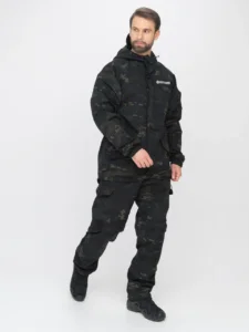 Костюм демисезонный Huntsman Горка 3 -5°C Мультикам City/Черный ткань Cat's Eye/Смесовая Рип-Стоп