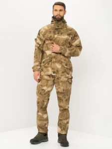 Костюм демисезонный Huntsman Горка 3 -5°C Малахит ткань Смесовая Рип-Стоп