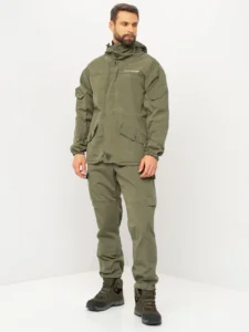 Костюм демисезонный Huntsman Горка 3 -5°C Хаки ткань Смесовая Рип-Стоп