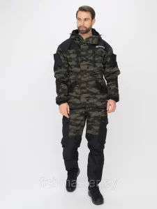 Костюм деми HUNTSMAN Горка 5 -5°С сombo цвет DJIN/черный ткань Cat's Eye/Смесовая Рипстоп