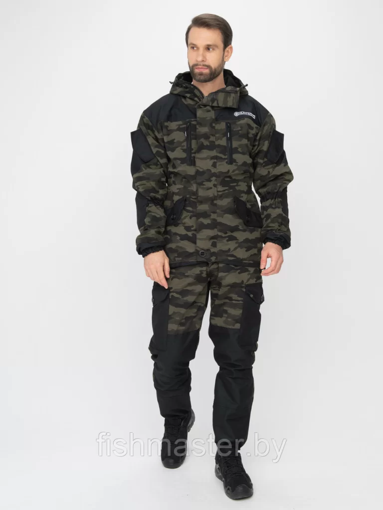 Костюм деми HUNTSMAN Горка 5 -5°С сombo цвет DJIN/черный ткань Cat's Eye/Смесовая Рипстоп