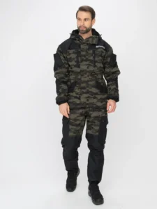 Костюм демисезонный Huntsman Горка 5 -5°C combo DJIN/черный ткань Cat's Eye/Смесовая Рип-Стоп