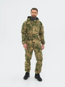 Костюм демисезонный Huntsman Горка 5 -5°C Малахит ткань Смесовая Рип-Стоп