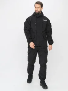 Костюм демисезонный Huntsman Горка 5 -5°C Черный ткань Смесовая Рип-Стоп