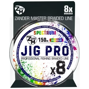 Плетёный шнур  ZanderMaster JIG PRO 8x 150м цвет Multicolor