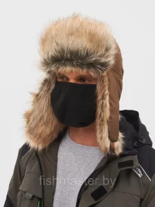 Шапка ушанка зимняя HUNTSMAN Евро с маской