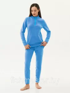 Термобелье женское HUNTSMAN Thermoline  ZIP цвет Голубой