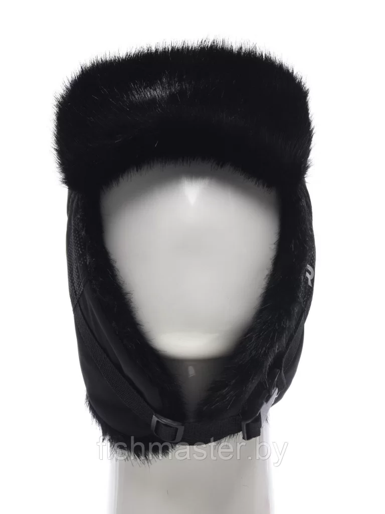 Шапка ушанка зимняя HUNTSMAN REFLECT цвет Чёрный/норка с маской
