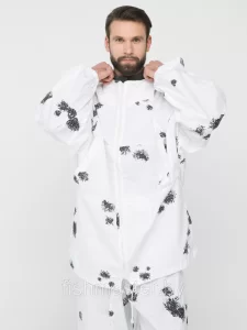 Костюм маскировочный HUNSTMAN Метель с молнией Клякса Бязь