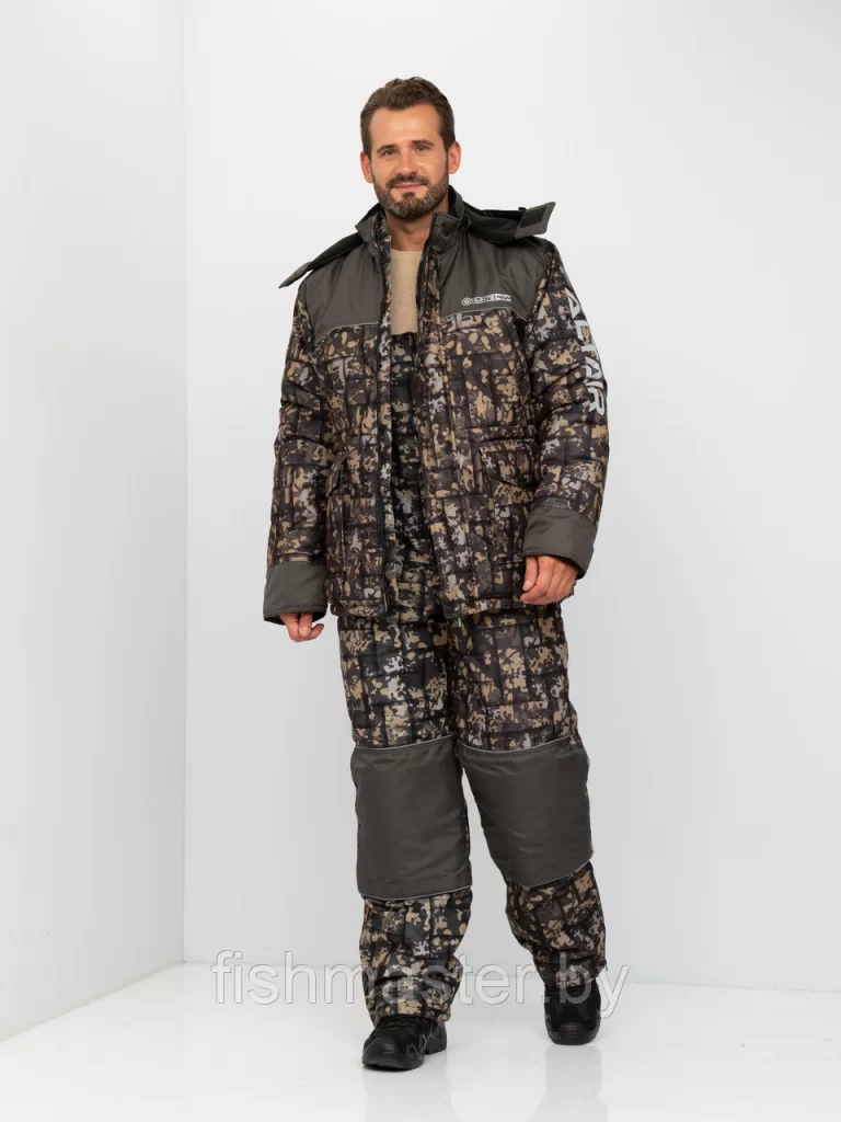 Костюм HUNTSMAN Альтаир -45°C цв КМФ 005 (Хаки) ткань Alova high-tech