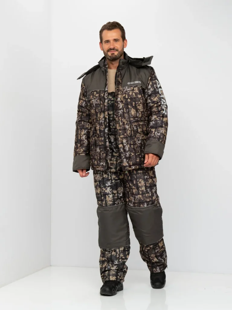 Костюм зимний Huntsman Альтаир -45°C КМФ 005 Хаки (Alova High-Tech)