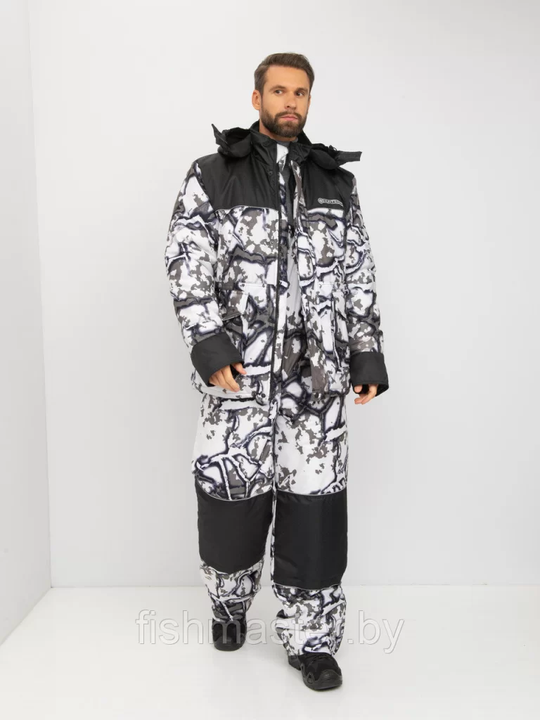 Костюм HUNTSMAN Альтаир -45°C цвет КМФ 347(Белый) ткань Alova high-tech