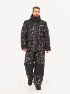 Костюм HUNTSMAN Альтаир -45°C цв КМФ 001 (соты хаки) ткань Alova high-tech