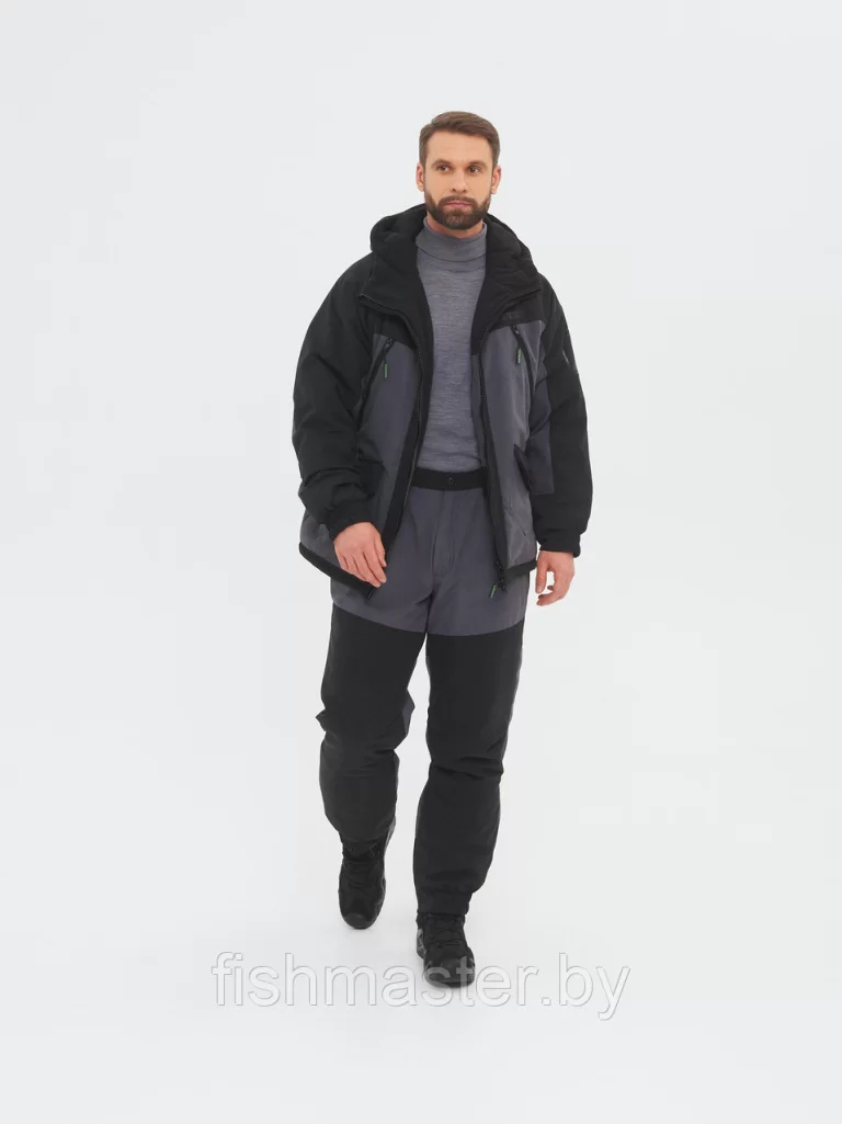 Костюм деми HUNTSMAN Горка Люкс -10°C цвет Серый/001 ткань Исландия/Alova