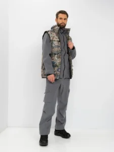 Костюм демисезонный Huntsman Тайга-3 -8°C Лабиринт/Серый