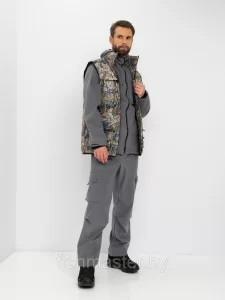 Костюм деми HUNTSMAN Тайга-3 -8°C цвет Лабиринт/Серый