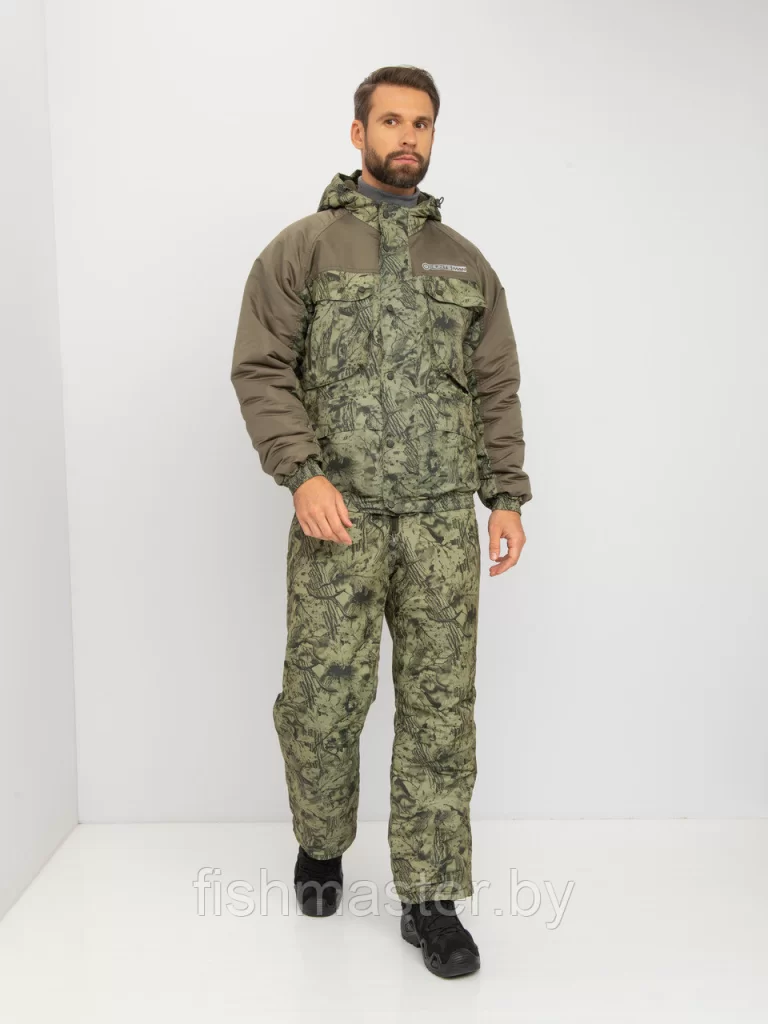 Костюм деми HUNTSMAN Таймень -15°C цвет Графика Листва