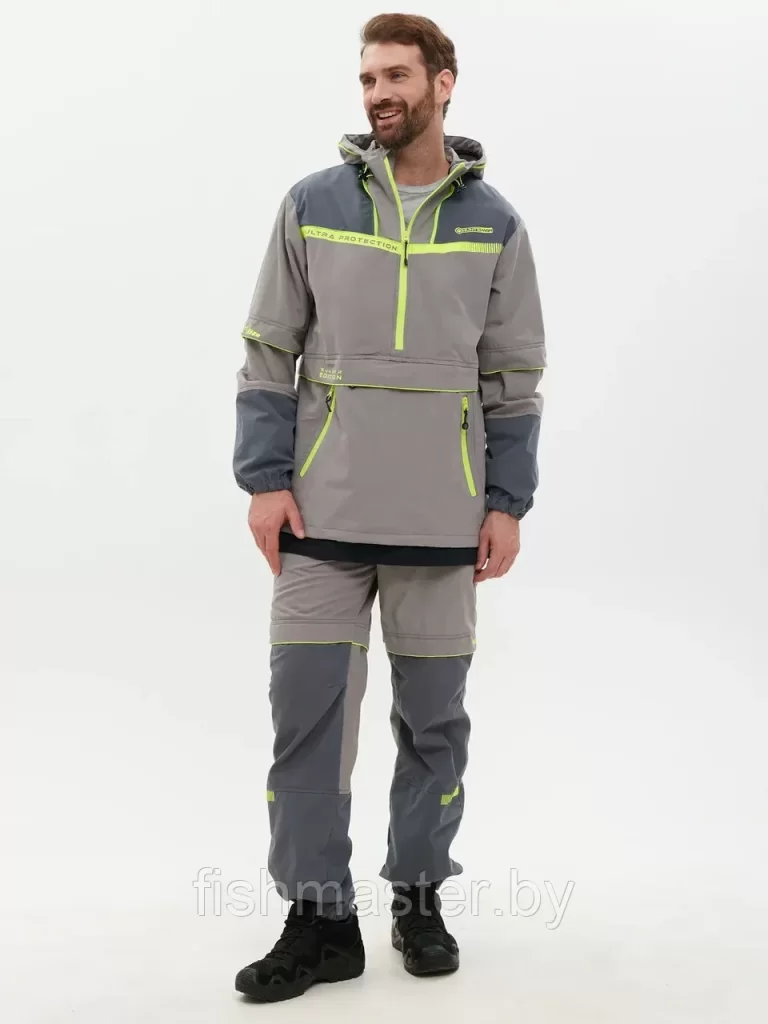 Костюм летний HUNTSMAN Антигнус Премиум цв.Серый тк.Ravena