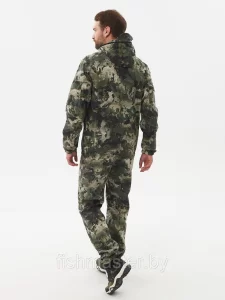 Костюм летний HUNTSMAN Стрелок Антимоскит цв.Зеленый питон тк Сорочка Смесовая