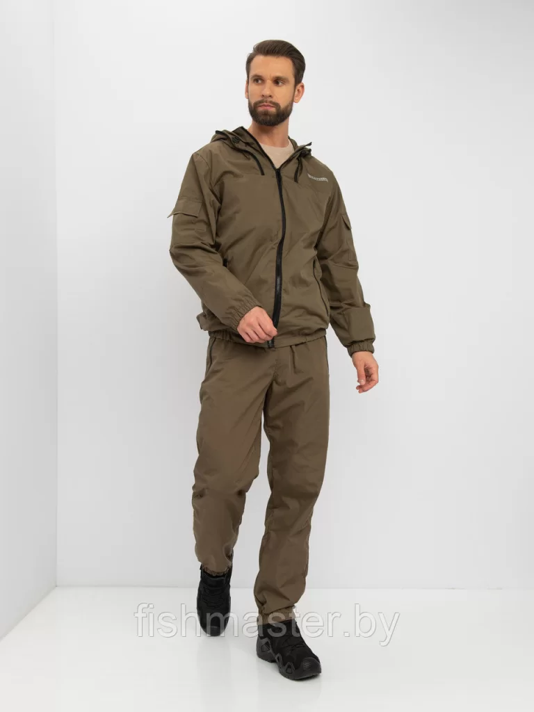 Костюм летний HUNTSMAN Стрелок Антимоскит цв.Хаки  тк Сорочка Смесовая