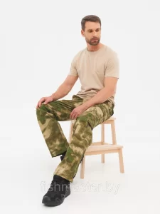 Брюки летние HUNTSMAN Крафт цв.Малахит тк.Cotton