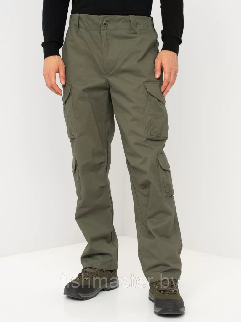Брюки летние HUNTSMAN Крафт цв.Хаки тк.Cotton
