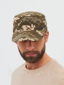 Кепи летнее HUNTSMAN Охотник р. 56-60 цв.Светлый пиксель (128/2) тк.Смесовая Рип-Стоп