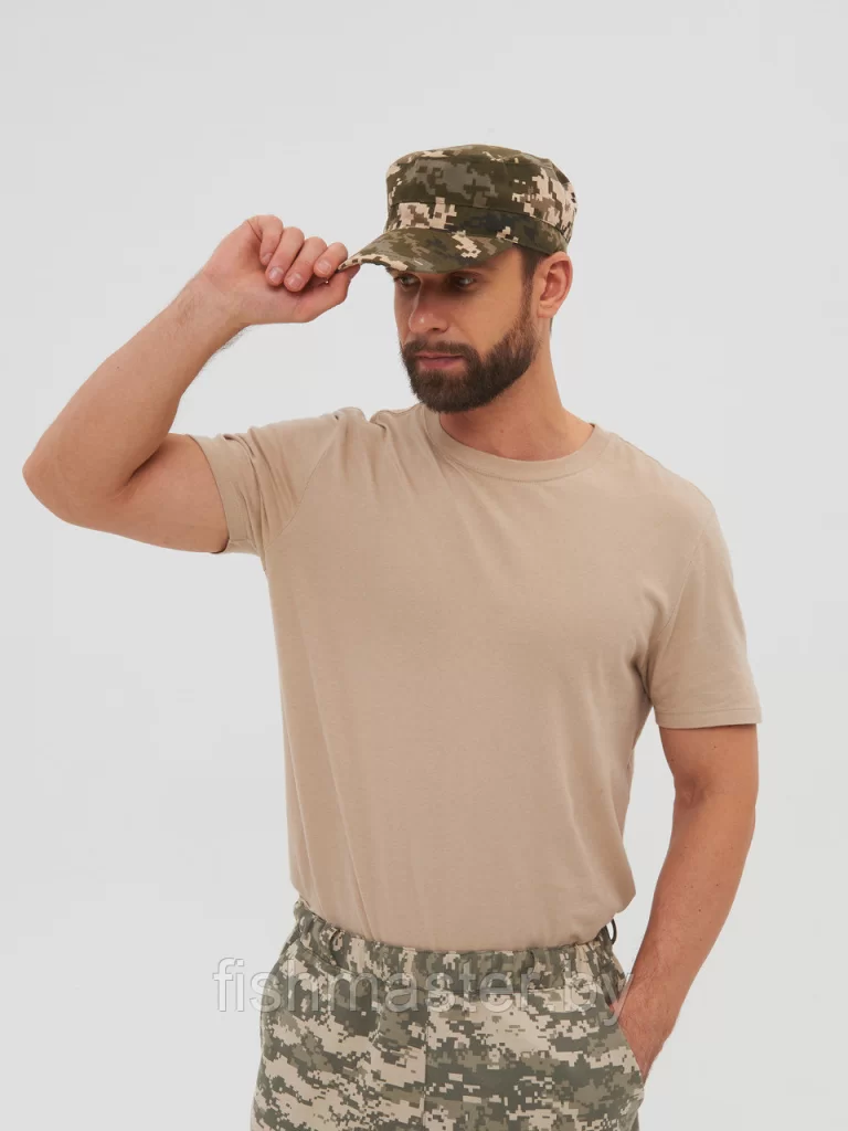 Кепи летнее HUNTSMAN Охотник цв.Светлый Пиксель 128/2 56-60 тк.Смесовая