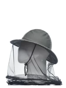 Панама-накомарник HUNTSMAN Антигнус c кольцом цв.Хаки тк.Cotton