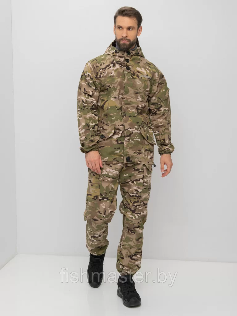 Костюм летний HUNTSMAN Горка-3 цв.Мультикам тк.Смесовая Рип-Стоп