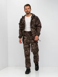 Костюм летний HUNTSMAN Горка-3 цв.Мультикам Black тк.Смесовая Рип-Стоп