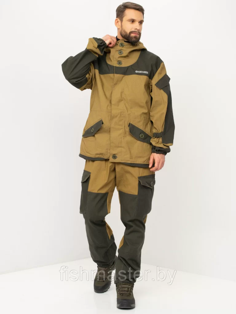 Костюм летний HUNTSMAN Горка-3 цв.Хаки тк.Палатка/Грета