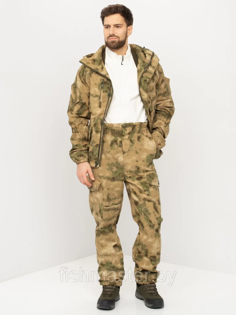 Костюм летний HUNTSMAN Горка-5 цв.Малахит тк.Смесовая Рип-Стоп